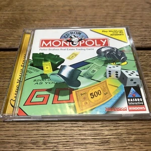 Hasbro Interactive MONOPOLY 1997, PC Computer Game CD-ROM Used Works - Picture 1 of 4