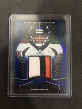 2017 Panini Certified Carlos Henderson Blue Relic Card #/50