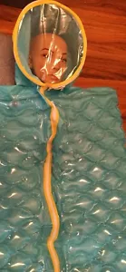 Adult Baby AUFBLASBAR SCHLAFSACK MIT FENSTER LACK PLASTIK PVC GUMMI SLEEPINGBAG - Bild 1 von 11