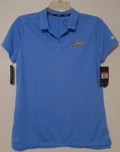 Los Angeles Chargers Nike NFL On Field Dri-Fit Polo Women's Size Large Blue NEW - Picture 1 of 10