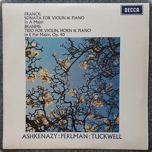 DECCA SXL 6408 WB Franck Sonata & Brahms Trio for Violin, Original Pressing 1W1W - Picture 1 of 4