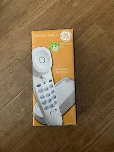 Slimline Phone GE Telephone Model #29253GE1-B Push Button Desk or Wall NIB - Zdjęcie 1 z 21