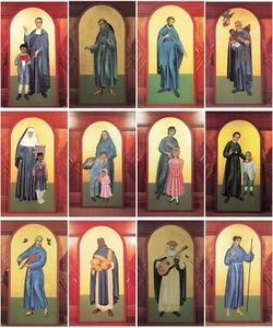 x12 Santa Fe Cathedral Altar Screen Postcards - Picture 1 of 13