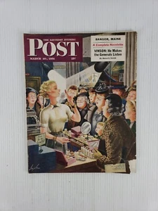 Saturday Evening Post March 10, 1951; Bangor, Vinson, Harry Truman, Basketball - Foto 1 di 10