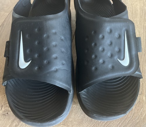 Sandali Nike Sunray donna con logo bianco nero taglia 8