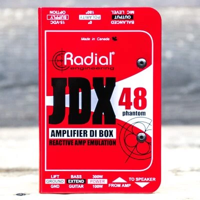 Radial Engineering JDX 48 Guitar Amplifier Direct Box / Reactive Amp Emulation - Image 1 of 4