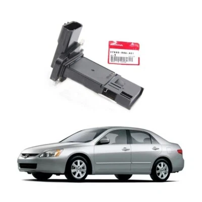 Mass Air Flow Sensor 37980-RNA-A01 For Honda Civic Accord Pilot Acura RL MDX TL - Image 1 of 4