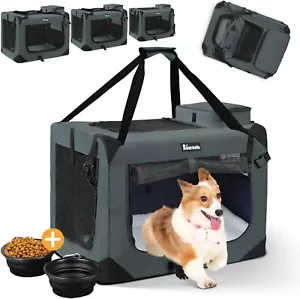 Hundebox Faltbar Hunde Transportbox Auto Transporttasche Tragetasche Box M/L/XL - Bild 1 von 44