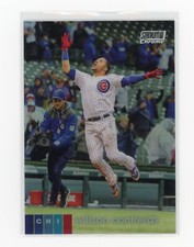2020 Topps Stadium Club Chrome Refractor #291 Willson Contreras Chicago Cubs