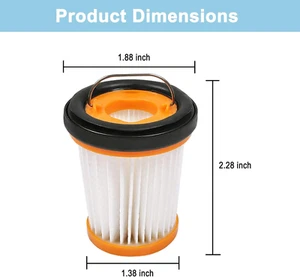8 Pack WV201 Vacuum Filters Replacement for Shark Wandvac ION W1 S87 Cordless... - Picture 1 of 12
