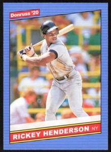 2020 Donruss   Rickey Henderson #219 New York Yankees