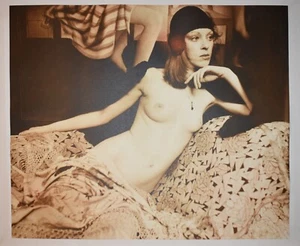 Litografía a color original de la artista alemana Karin Szekessy firmada y numerada desnuda - Imagen 1 de 8