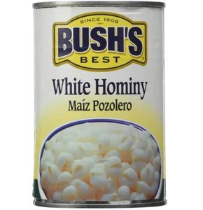 Bushs Best White Hominy- 15.5 Oz - Pack of 6 - Picture 1 of 3