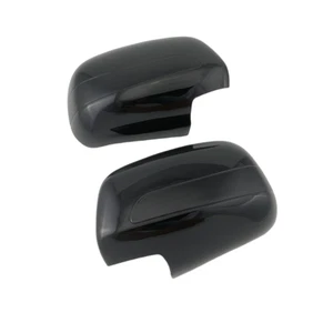 Gloss Black Car Rearview Side Mirror Covers Trim 2005-2014 For Toyota Fortuner - Imagen 1 de 5