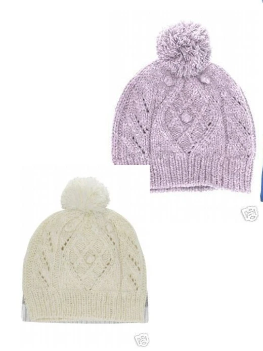   NUEVO CON ETIQUETAS AEROPOSTALE Cable Palomitas Tejido Sombrero Invierno Sombrero Foto 1 de 1