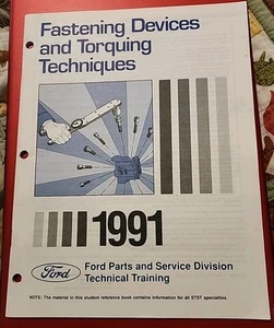 1991 Fastening Devices and Torquing Techniques Manual - Picture 1 of 2