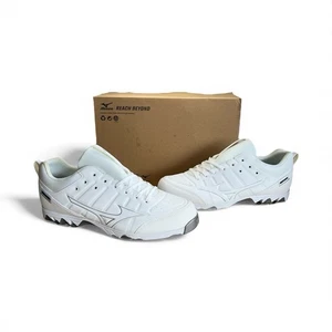 Mizuno Herren 9-Spike Ambition 2 Baseballschuh, weiß, Größe 12 [11GM215301] - Bild 1 von 5
