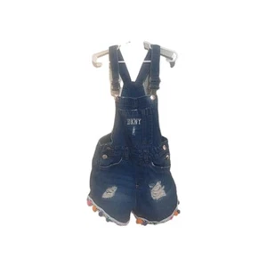 Kids Upcycled Overalls Handmade Denim - Picture 1 of 4