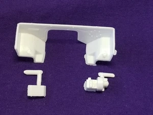 1977 Ford Van FIREWALL & HEATER from AMT 1:25 Model Kit 77 Econoline - Picture 1 of 9