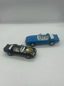 Paar Vintage Testor Toys / Gay Toys Plastik 1977 Pontiac Firebird Trans AM - Bild 1 von 12