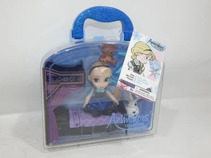 Neu Disney Animators Mini Puppe Spielset Frozen Elsa Olaf mit Tragetasche - Bild 1 von 6