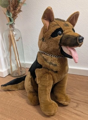 Kommissar Rex Plüschtier Schäferhund Polizeihund Stofftier Heunec SAT 1 ca 38 cm - Bild 1 von 4