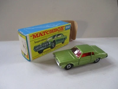 Matchbox Lesney Superfast SF62 Mercury Cougar - cuerpo de cal, en caja Foto 1 de 2