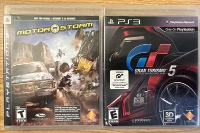 Grand Turismo The Real Driving Simulator 5 & Motor Storm Bundle Playstation PS3 Foto 1 de 4