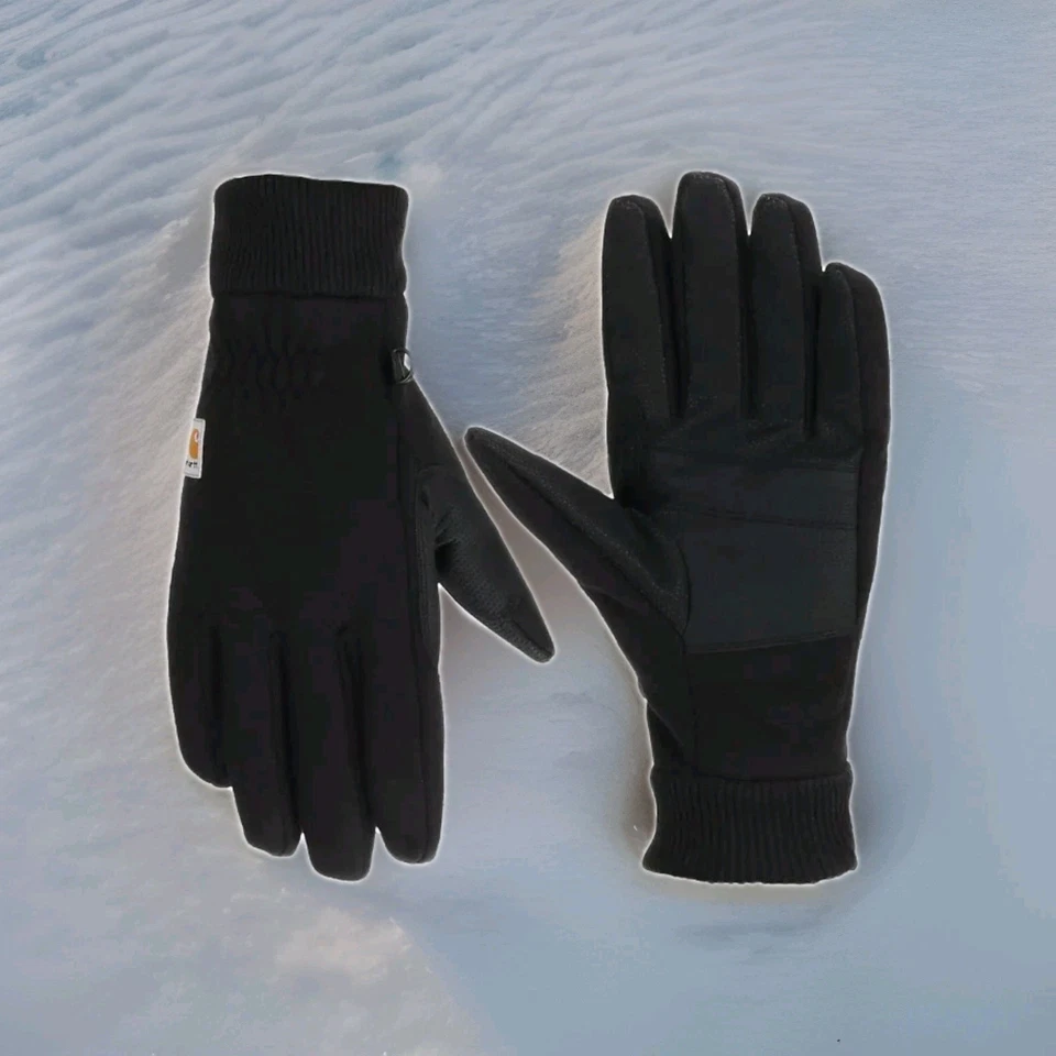 Carhartt Wind Fighter Thermal-Lined Fleece Touch-Sensi Glove Black Size Large - Image 1 of 1