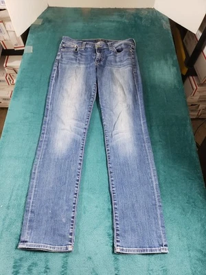 Lucky Brand Jeans Size 2 Womens Blue Stretch Medium Wash Mid Rise Sweet Straight - Image 1 of 4