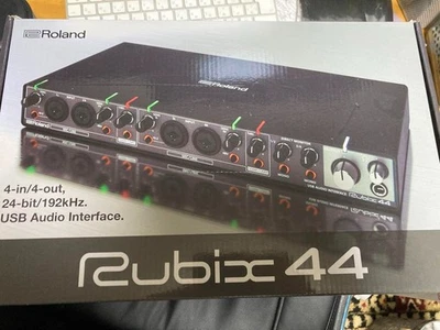 Roland Rubix 44 USB Audio Interface W/Box Tested Japan Used F/S - Image 1 of 4