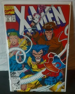 Marvel Comics Xmen #4 1991 1st Appearance Omega Red Jim Lee High Grade!! CB4 - Picture 1 of 8
