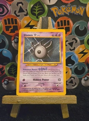 Pokemon TCG - VINTAGE 2002 - Unown W - Neo Destiny - 29/105 - RARE - NM/M - Image 1 of 2
