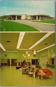 1960s SAVANNAH, Georgia Postcard Seaboard Railroad Depot / 2 Views / Unused - Picture 1 of 2