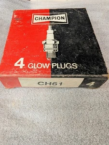  NOS Champion CH61 Glow Plug. Qty: 4. Mercedes-Benz Class G, Ford 6.9, 7.3 - Picture 1 of 6