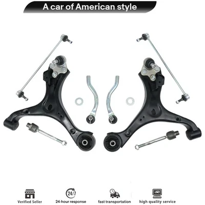 8 Front Control Arms Ball Joint Sway Bar Link Suspension Kit For 16-22 Acura ILX - Изображение 1 из 4