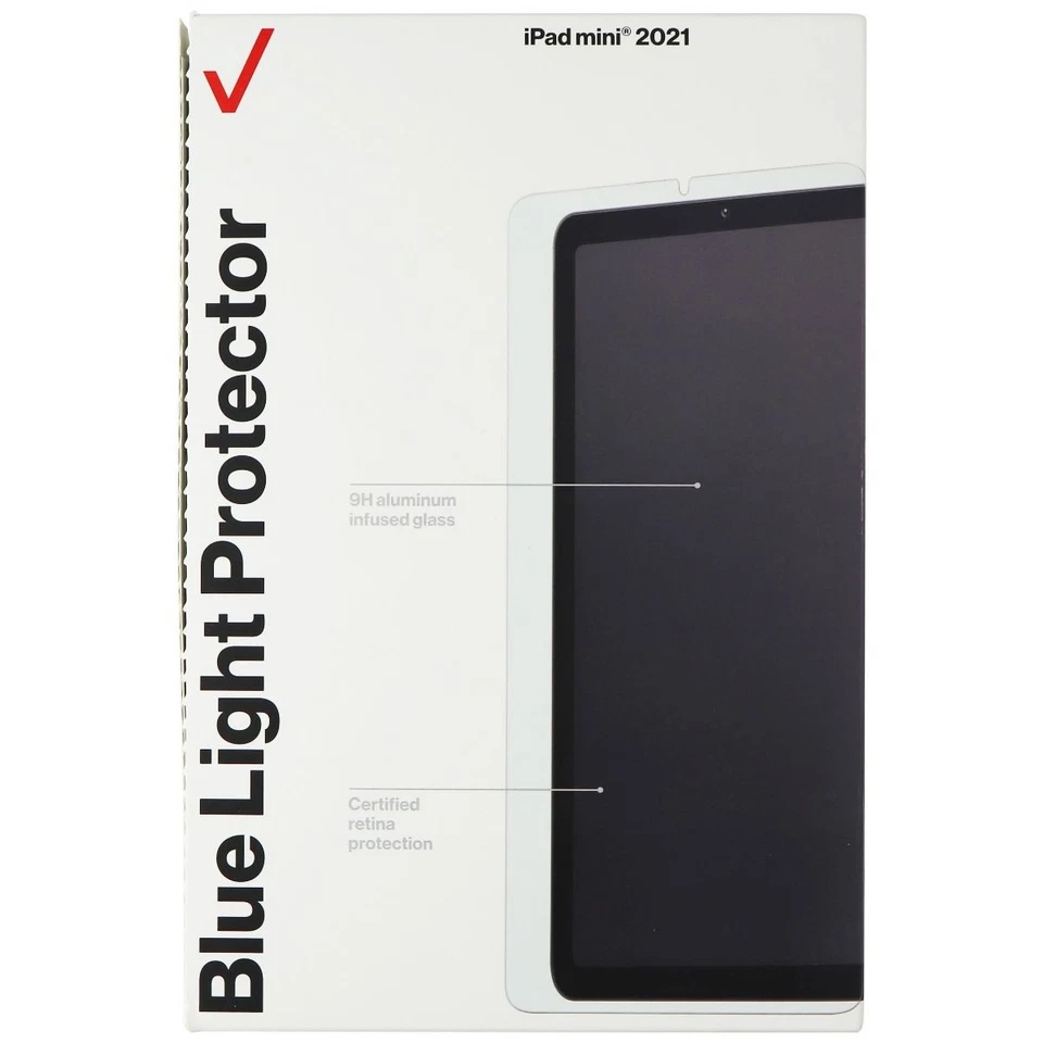 Verizon Blue Light 9H Glass Screen Protector for Apple iPad Mini 6th Gen (2021) - Image 1 of 1
