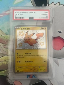 Pokemon Pikachu PSA10 236/190 Shiny Color Variant Trading Card Rare Set - Picture 1 of 2