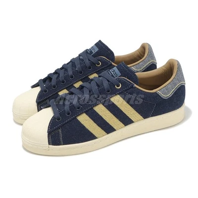 adidas Originals Superstar 82 Denim Cream White Men Casual Shoes Snekears JH5577 - Image 1 of 4