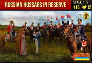 Strelets Models 1/72 NAPOLEONIC RUSSIAN HUSSARS IN RESERVE Figurenset - Bild 1 von 3
