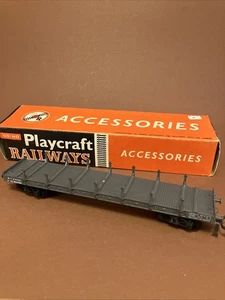 Jouef Playcraft Bogie Bolster Wagon OO/HO scale Model Railway Box Excellent 659 - Picture 1 of 6