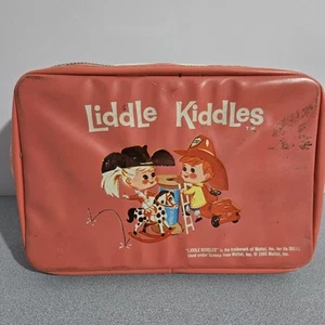 VINTAGE LIDDLE KIDDLES Pink Vinyl Case 1965 Mattel - Picture 1 of 9