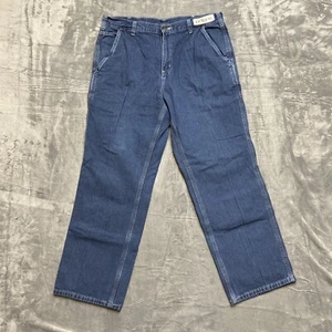 Carhartt Dungaree Relaxed Fit Jeans Men’s Size 36x30 Blue Denim - Picture 1 of 10