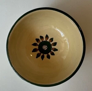 Cortona Italian Pottery Sunflower design Condiment Bowl-Hand painted - Bild 1 von 4