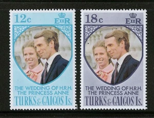 Turks & Caicos Islands 1973 Scott # 286-287 Mint Never Hinged Set - Picture 1 of 1