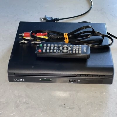 NEW Coby CDV-30 2.0 CHANNEL DVD PLAYER WITH USB SD INPUT WITH REMOTE FAST SHIP - Image 1 of 4