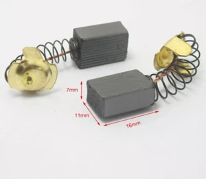 Replacement Carbon Brushes 999038 For Hitachi 7 x 11 x 16mm Original Per Pair - Picture 1 of 13