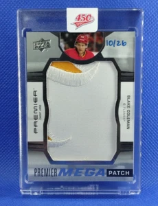 2021-22 Upper Deck Premier Mega Patch #PMP-BC Blake Coleman 10/26*NorthernRoute* - Imagen 1 de 1