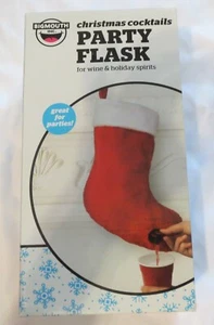 BIG Mouth Christmas Cocktails STOCKING PARTY FLASK Last One! - Picture 1 of 3