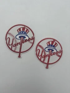 Lote de 2 - Parche con el logotipo de los New York NY Yankees MLB - Imagen 1 de 7